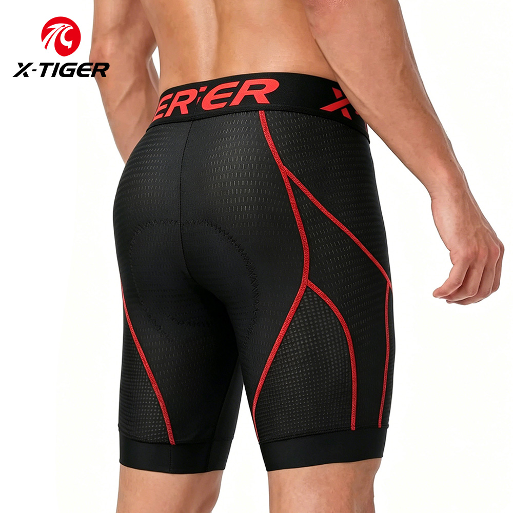 Cycling Commuter Pants - X-TIGER กางเกงขาสั้นขี่จักรยานกระเป๋าเจลเบาะสะท้อนแสงขี่จักรยาน MTB กางเกง Athleisure กางเกงว่ายน้ําขี่จักรยานเสื้อผ้า
