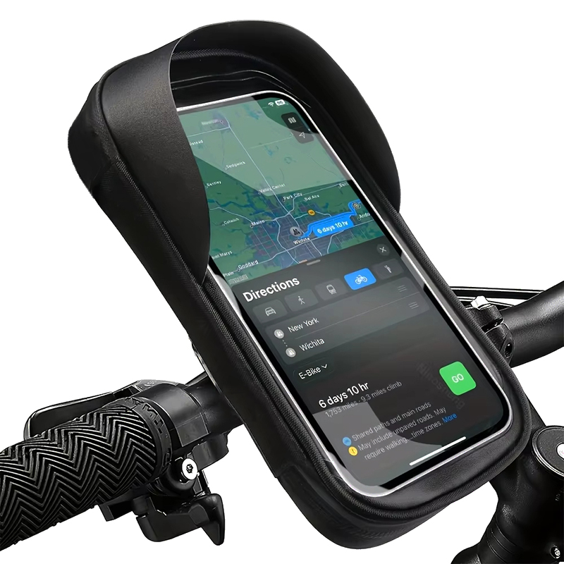 Cycling Commuter Backpack Waterproof - กระเป๋าใส่โทรศัพท์สำหรับมอเตอร์ไซค์ หน้าจอสัมผัส กันน้ำ กระเป๋าติดแฮนด์จักรยาน หมุนได้ 360