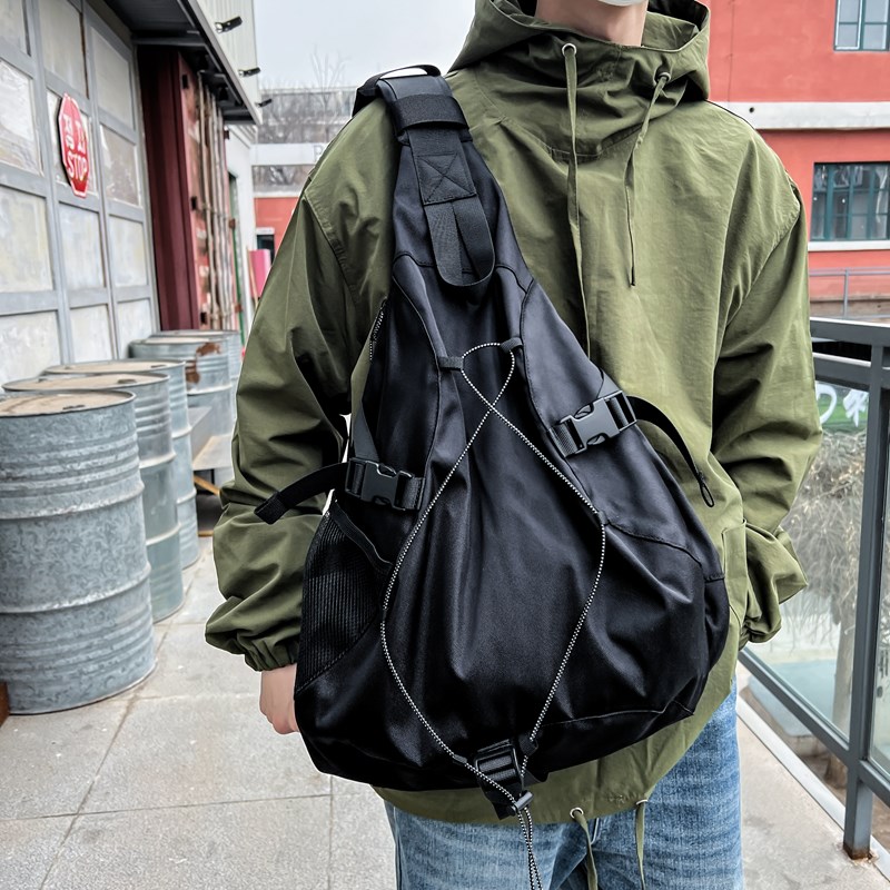 Cycling Commuter Backpack Waterproof - ชุดคาดเอวผู้ชายกระเป๋าคาดไหล่กีฬากันน้ำกันขโมยของผู้หญิงความจุขนาดใหญ่กระเป๋าคาดเอวคาดลำตัวสำหรับเดินทางเดินขี่จักรยาน