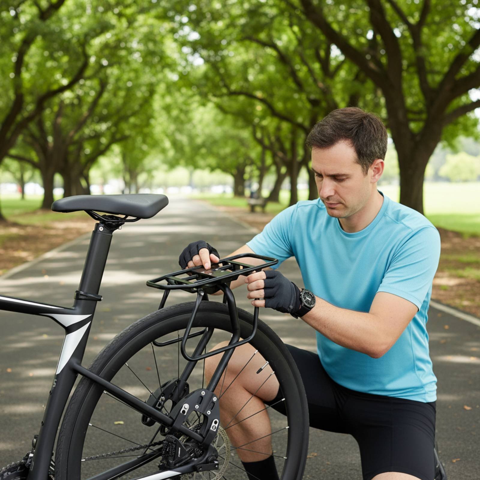 แร็คท้ายจักรยาน อลูมิเนียมอัลล - Cycling Commuter บทวิจารณ์และราคา