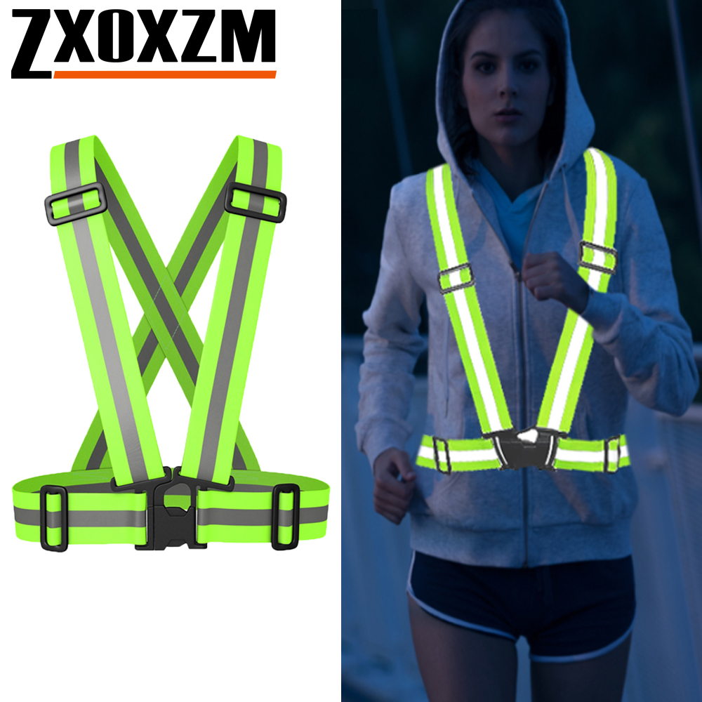 เสื้อกั๊กวิ่งกลางคืน 1 ชิ้น สะ - Reflective Vest Cycling บทวิจารณ์และราคา