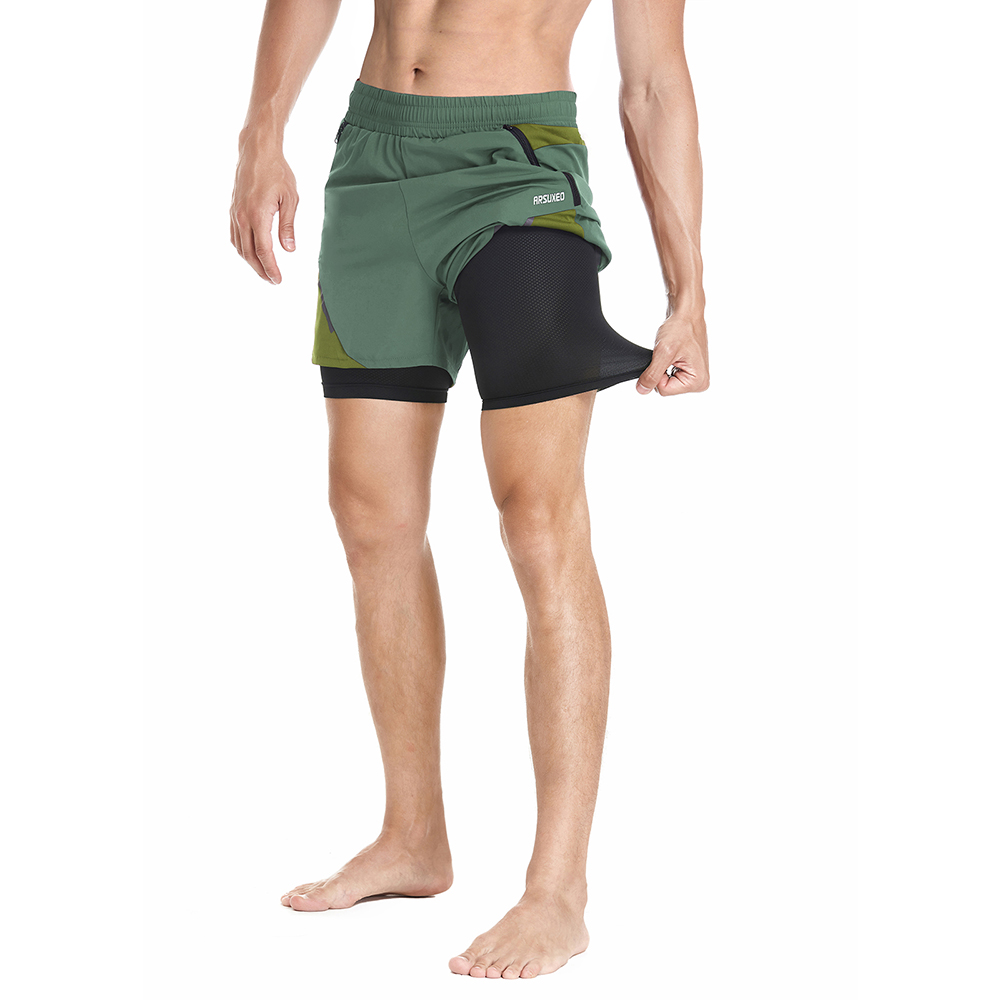 ARSUXEO กางเกงขาสั้นกีฬาผู้ชาย - Cycling Commuter Pants บทวิจารณ์และราคา