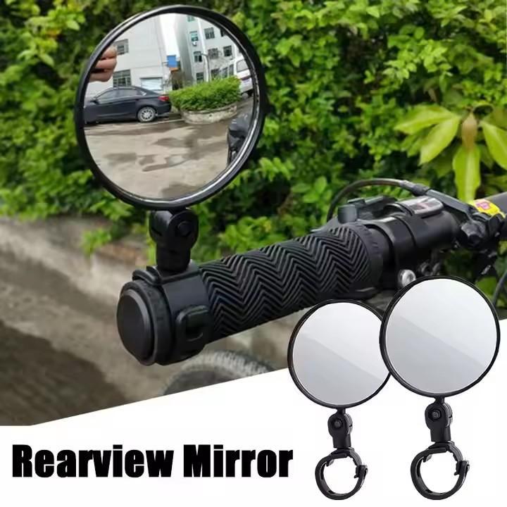 กระจกมองหลังจักรยานแบบนูน มุมก - Mirror Handlebar Convex บทวิจารณ์และราคา