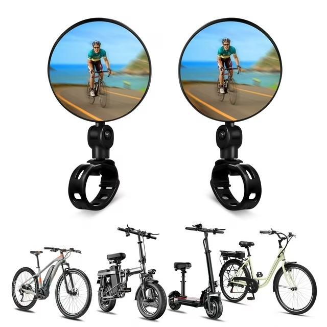 กระจกมองหลังจักรยานแบบนูน มุมก - Mirror Handlebar Convex บทวิจารณ์และราคา